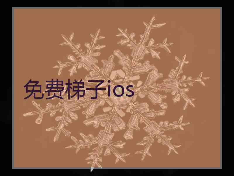 免费梯子ios