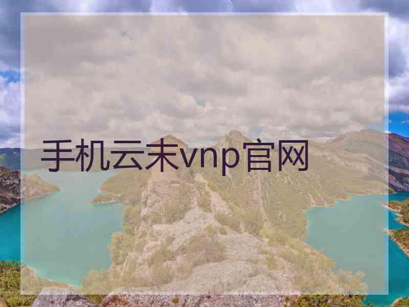 手机云末vnp官网