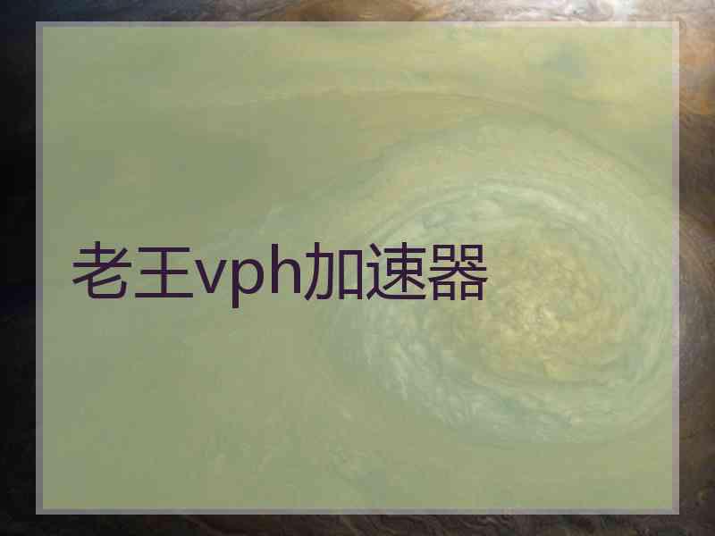 老王vph加速器