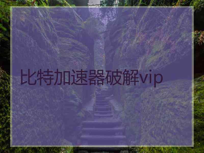 比特加速器破解vip