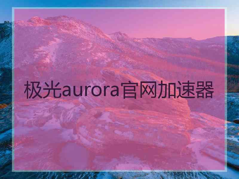 极光aurora官网加速器