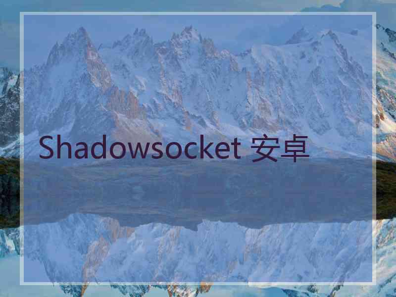 Shadowsocket 安卓