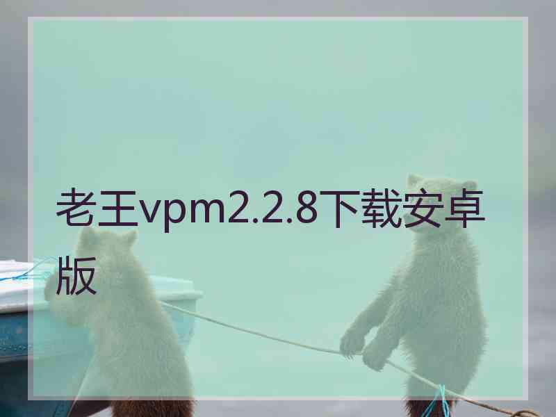 老王vpm2.2.8下载安卓版