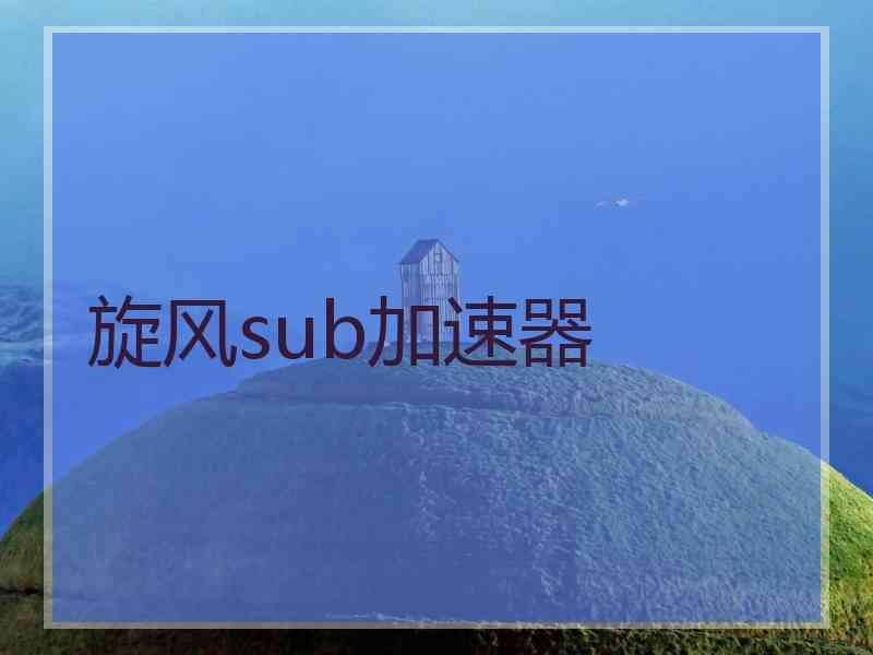 旋风sub加速器