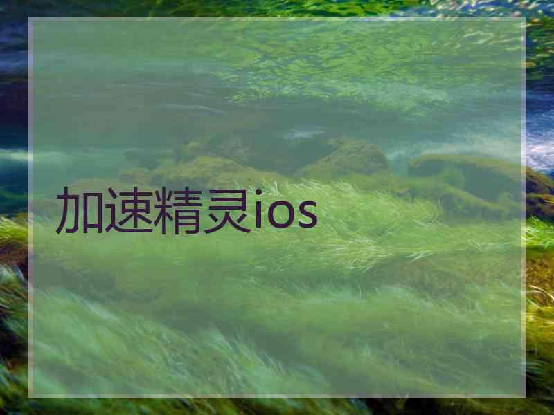 加速精灵ios