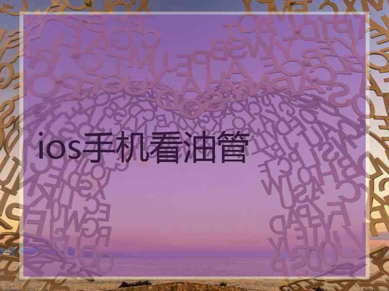 ios手机看油管