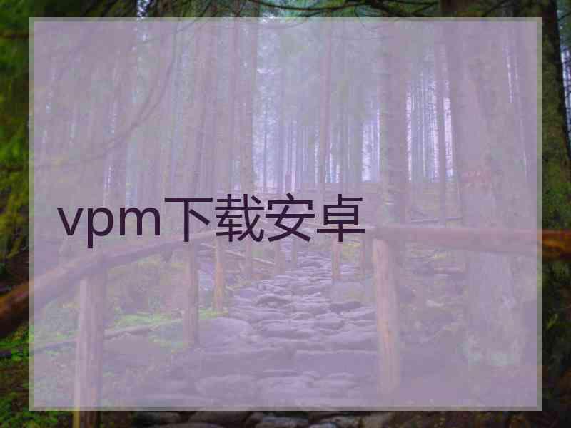 vpm下载安卓