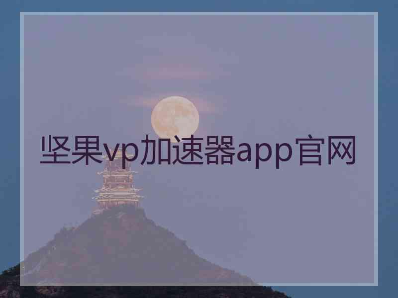 坚果vp加速器app官网