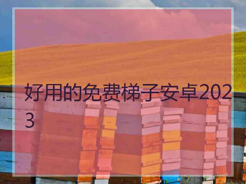 好用的免费梯子安卓2023