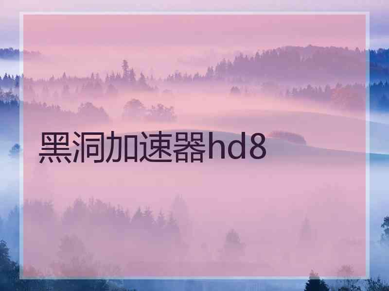 黑洞加速器hd8