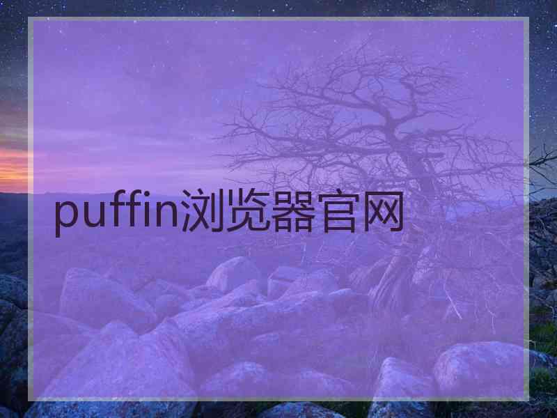 puffin浏览器官网