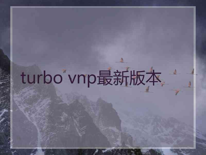 turbo vnp最新版本