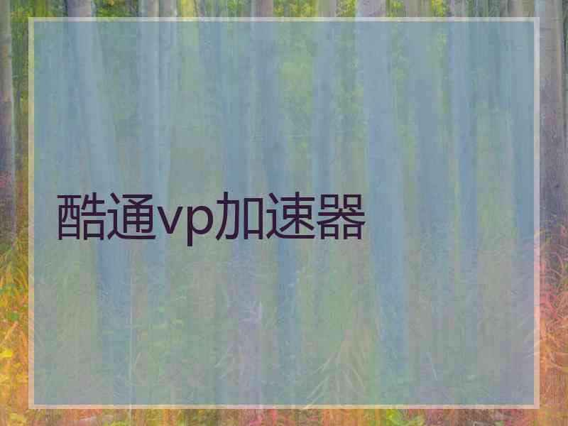 酷通vp加速器