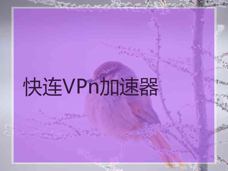 快连VPn加速器